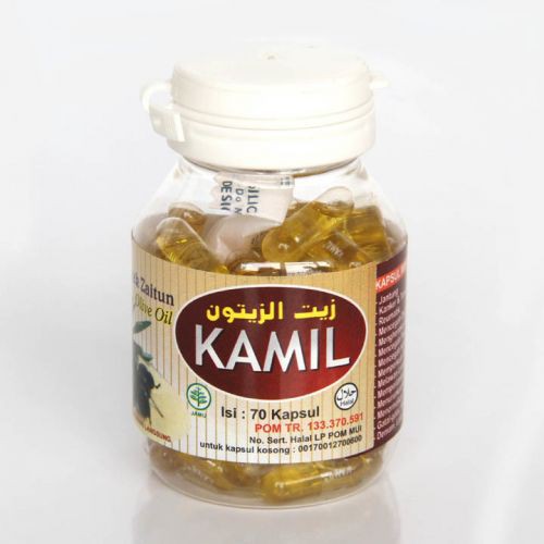 Kamil Minyak Zaitun 70 Kapsul Kamil Extra Virgin Olive Oil Kapsul Kamil Zaitun Bpom Indonesia