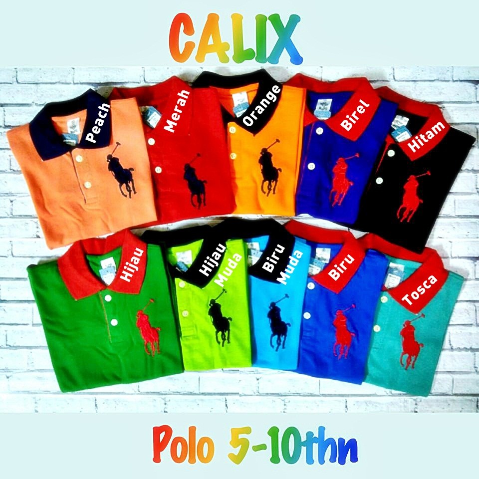 Kaos Polo Anak 1-2thn Polo Premium Laki - Laki Perempuan Baju Anak Murah Kaos Polo Anak Murah Sale