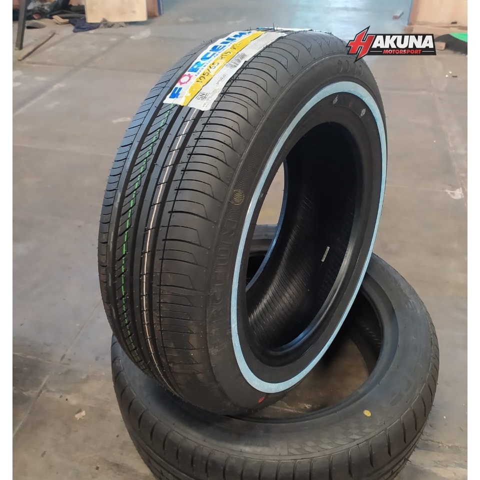 Ban Mobil Baru R15 FORCEUM ECOSA WLW 195 65 R15 List Putih Radial Tubles
