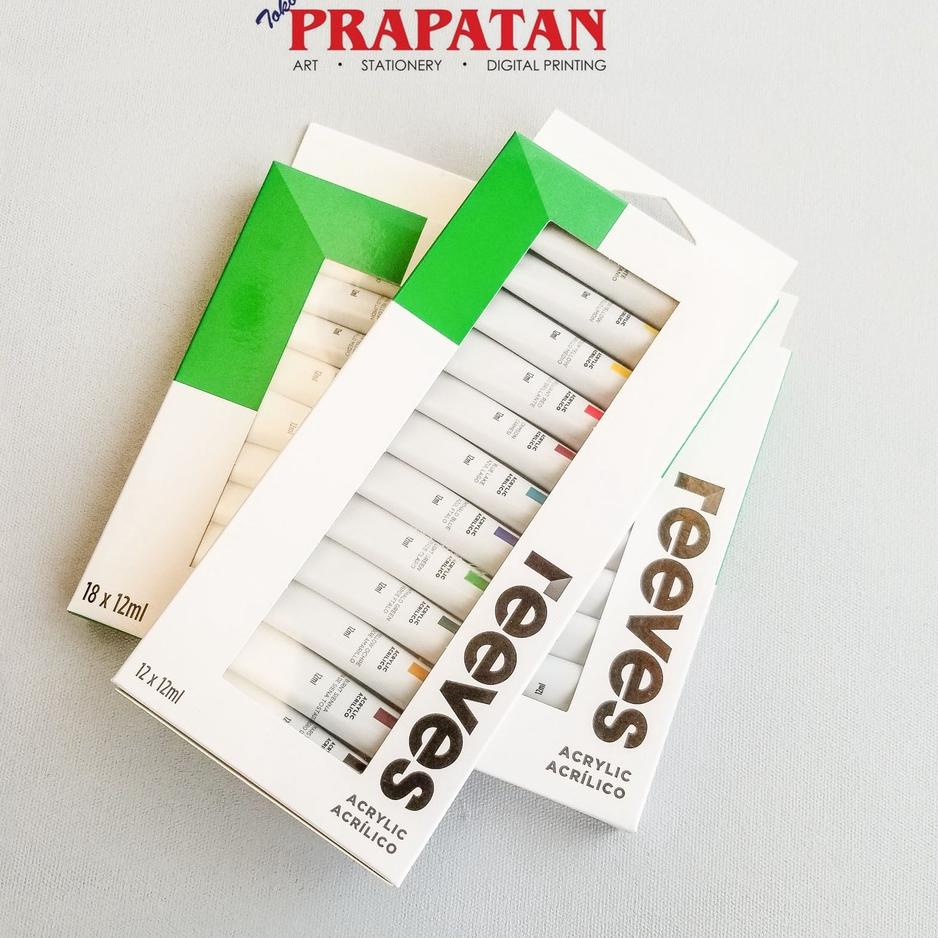 

Kejutan Terbaik Reeves Acrylic Paint Set 12/18x12ml / Cat Akrilik