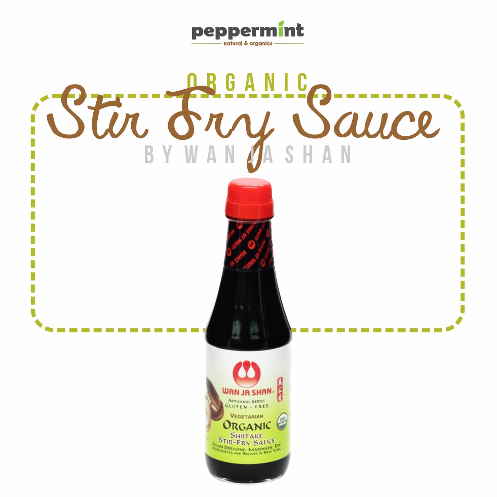 

Wan Ja Shan Shiitake Stir Fry Sauce Organic (300 ml) / Bumbu Masak Organik
