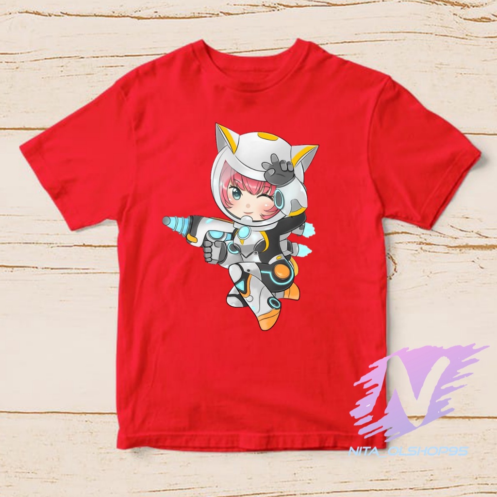 kaos anak mobile legends hero kimmy