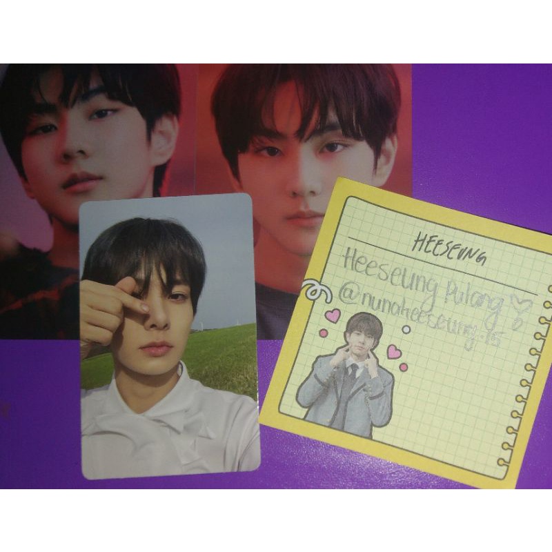 PC Heeseung selca yet bundle jungwon hybe insight