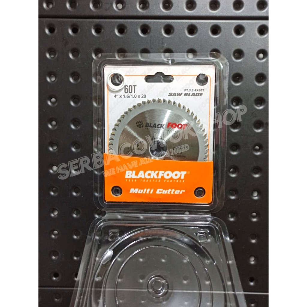 BLACKFOOT Mata Multi Cutter 4&quot; x 60 T Mata Potong Aluminium Kayu Termurah Berkualitas