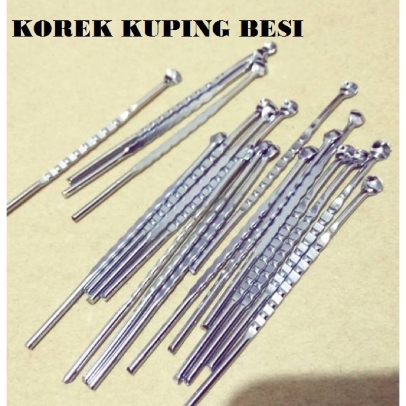 KOREK KUPING BESI KECIL NEWSTAR/ ALAT PEMBERSIH TELINGA / KOREK KUPING BESI CHROOM NEWSTAR