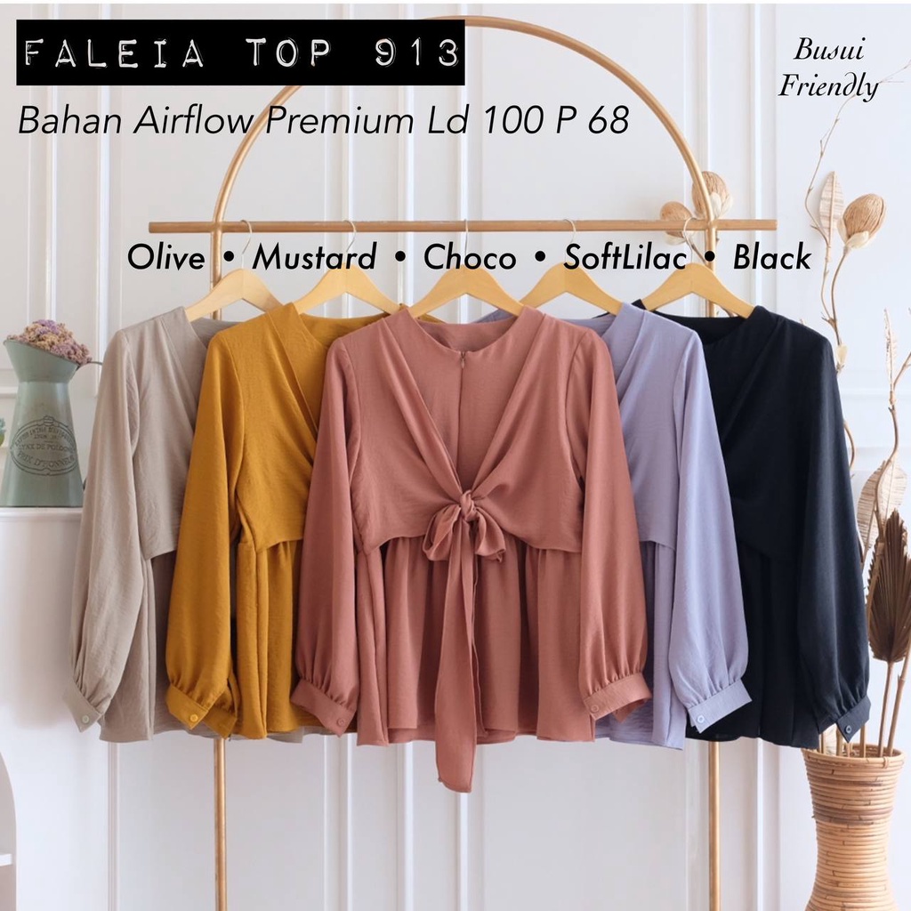 FALEIA TOP / ATASAN / BLOUSE / BUSUI / ATASAN KERJA