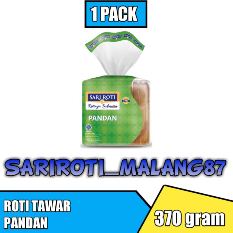 

sari roti tawar pandan