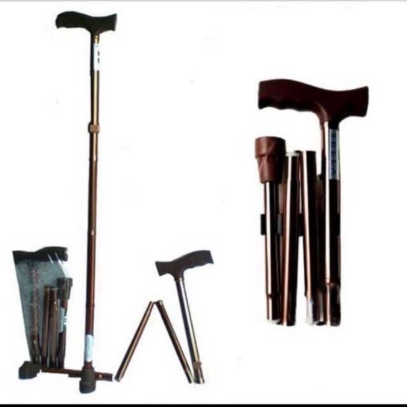TONGKAT LIPAT . TONGKAT KAKI LIPAT . ALAT BANTU JALAN . TONGKAT KAKI 1 LIPAT.TONGKAT LANSIA .MURAH