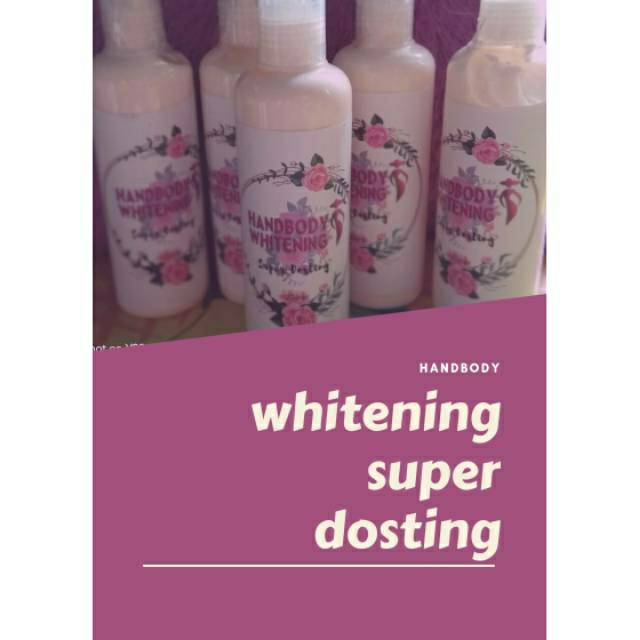HB Handbody whitening Super dosting