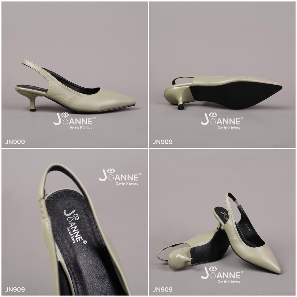 JOANNE Sepatu Wanita Slingback Heels Shoes #JN909 ORIGINAL