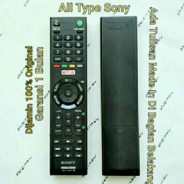 Remote Remot TV SONY Bravia Smart LED LCD Tabung Original Asli Ori