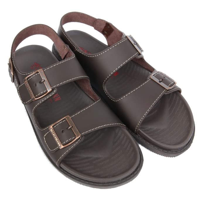 Sendal Neckerman Sandal Pria Eden 035 Dark Brown