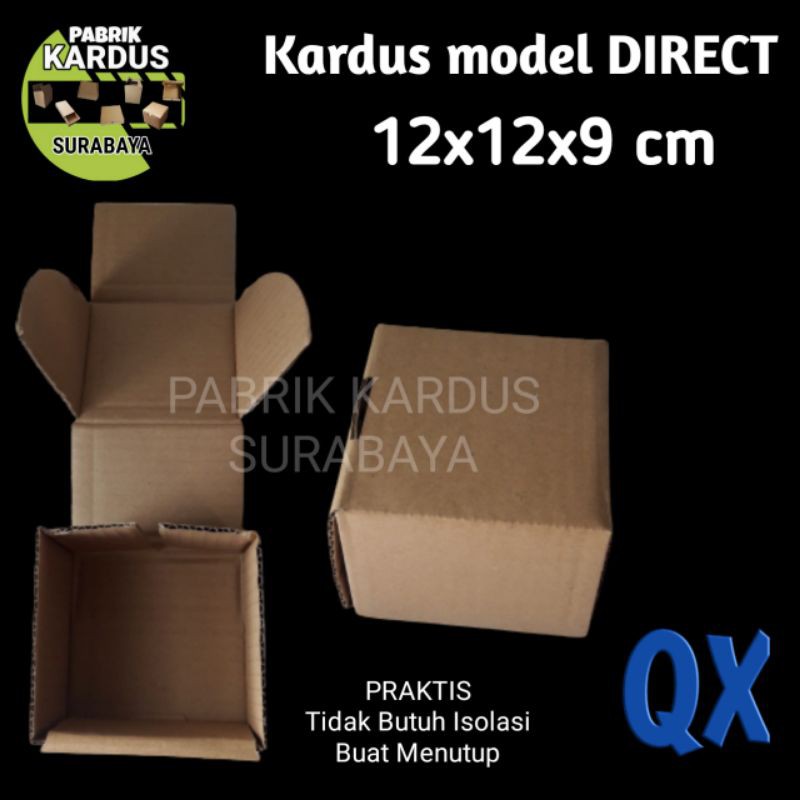 

KARDUS QX COKLAT KOTAK BOX DUS KARTON PACKING AKSESORIS MUG