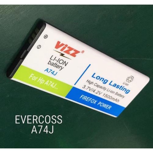 Vizz Baterai Evercoss A74J Original