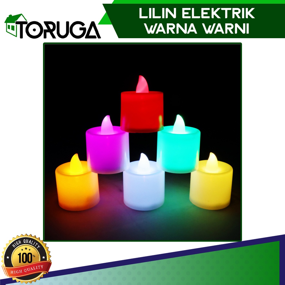 Lilin LED Elektrik Efek Kelap Kelip - Lampu Dekorasi Pesta Ulang Tahun