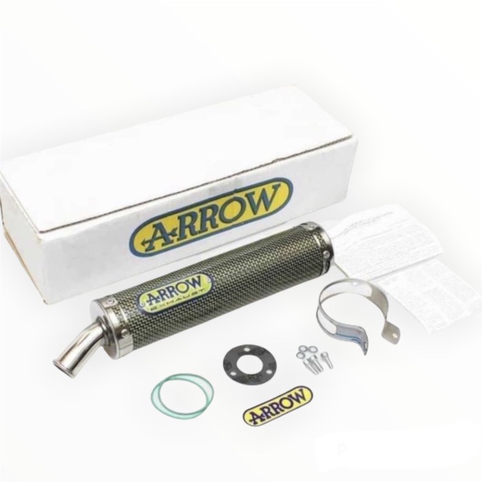 {duniastore} Knalpot Silencer Arrow 2 Tak Ninja 150 R RR NSR SATRIA ORIGINAL Diskon