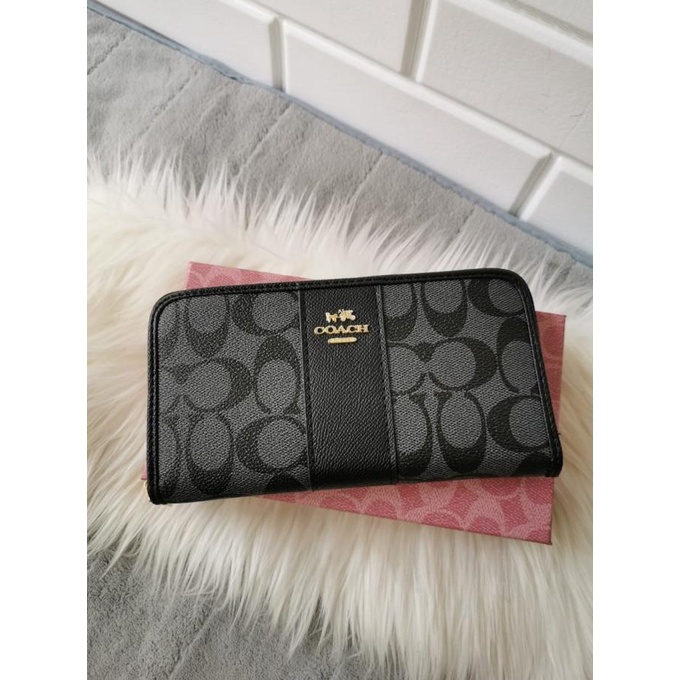 Coach Wallet Long Zip Dompet panjang wanita Premium exclusive