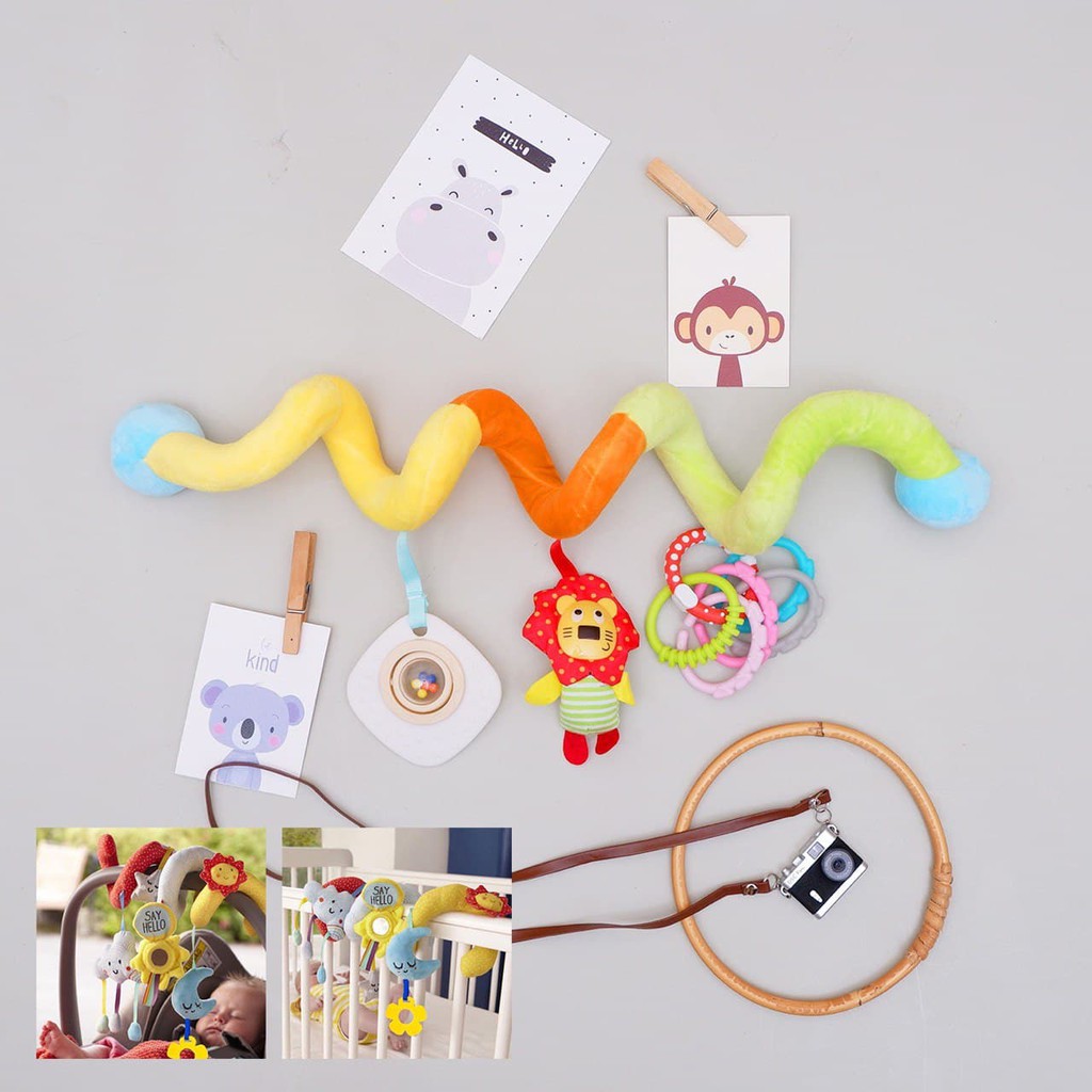 LIN030 Baby Box/ Crib Hanging Toys (Mainan Bayi Gantung di Tempat Tidur Bayi) Bisa Bunyi