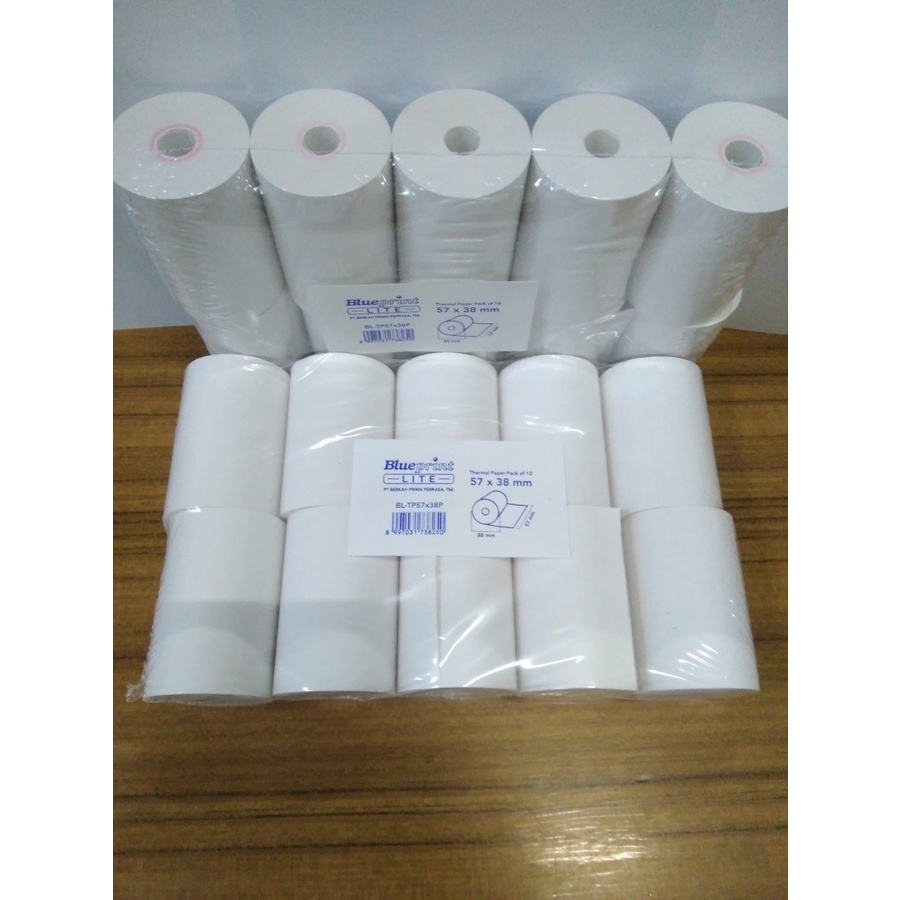 

Kertas Thermal BP 57x38 Lite Kertas Kasir Blueprint