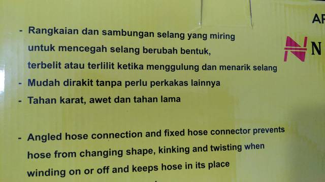 HOSEREEL/GULUNGAN CANTOLAN SELANG/ALAT GULUNGAN + RODA/TEMPAT GULUNGAN SELANG GARDEN KEBUN TAMAN