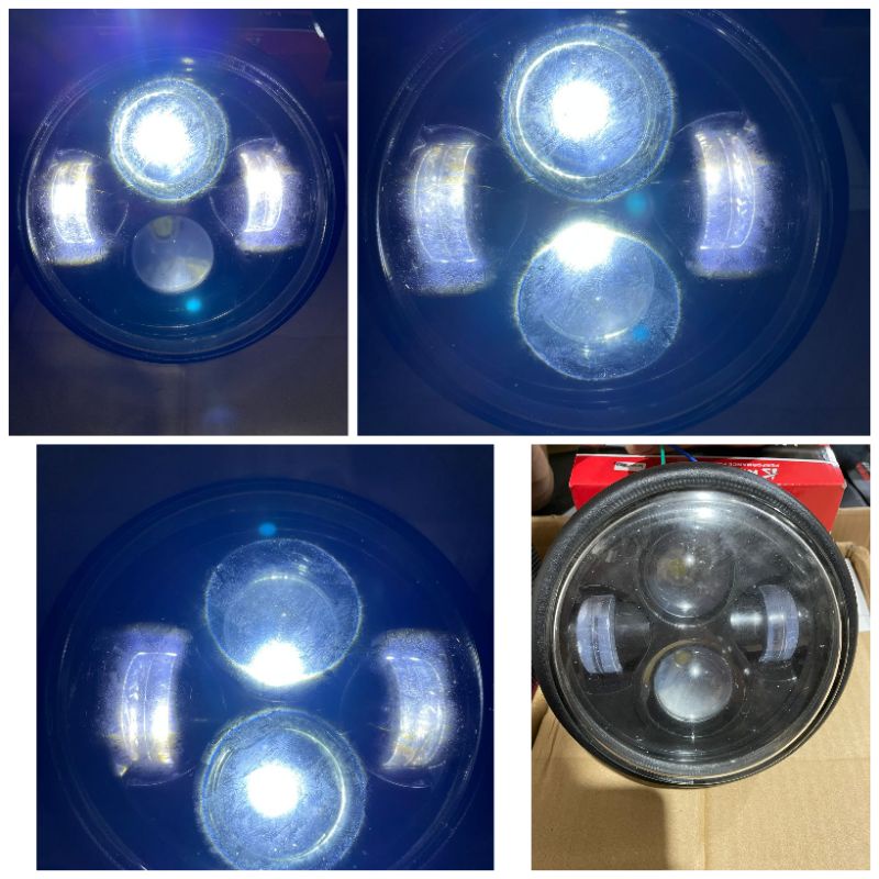 Lampu depan reflektor daymaker batok cb  100 5.75ich universal