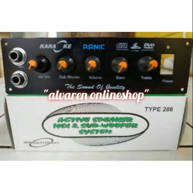 Kit Power Amplifier Speaker Aktif Stereo Karaoke 250 Watt