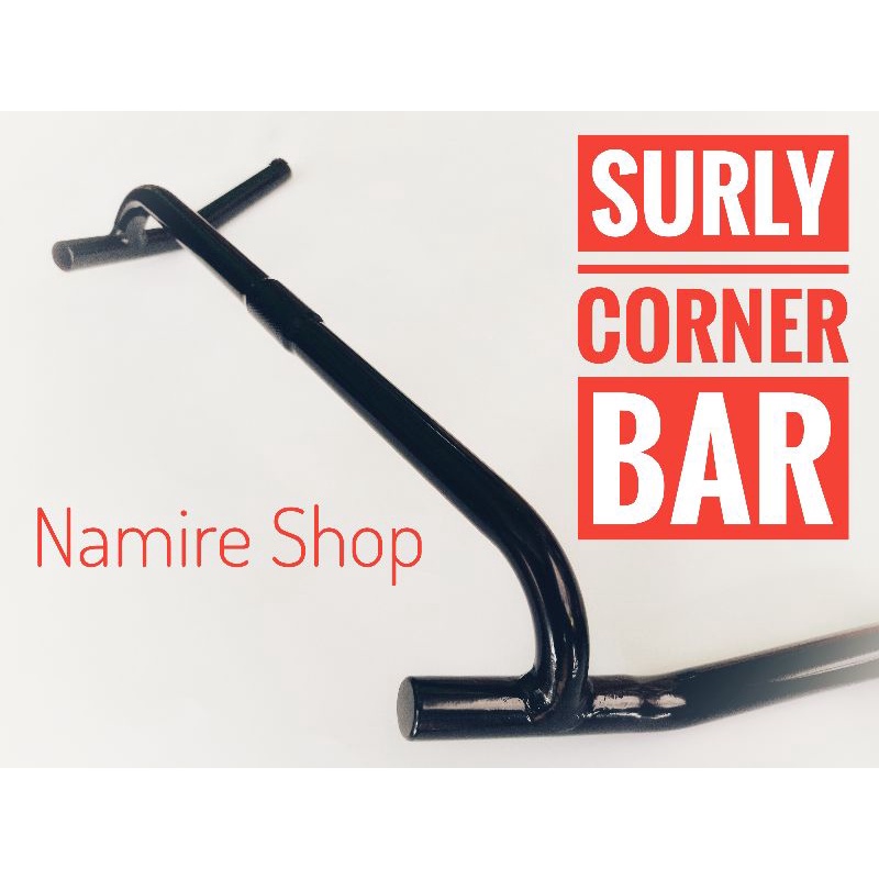 HANDLEBAR GRAVEL SURLY CORNER BAR FREE SHIM ADAPTER 31.8mm / STANG SEPEDA FEDERAL GRAVEL COMMUTER BI