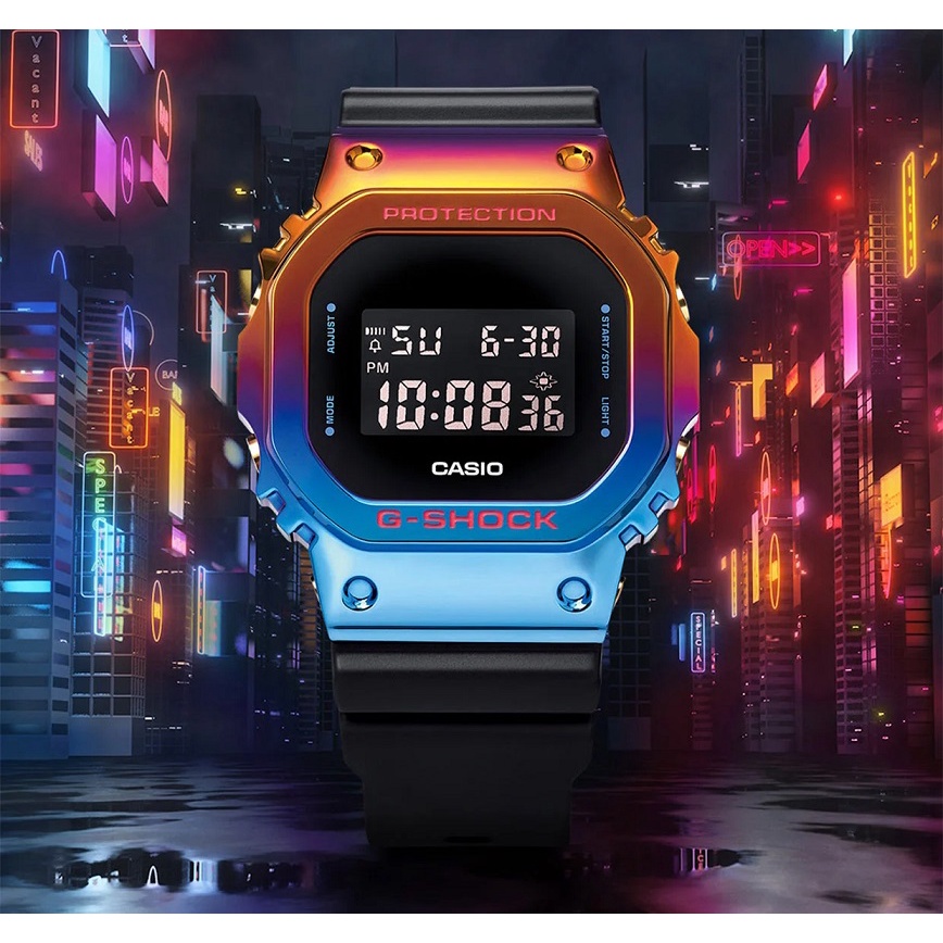 NEW CASIO GSHOCK GM-5600SN DIGITAL CASE STAINLESS STEEL - FULLSET