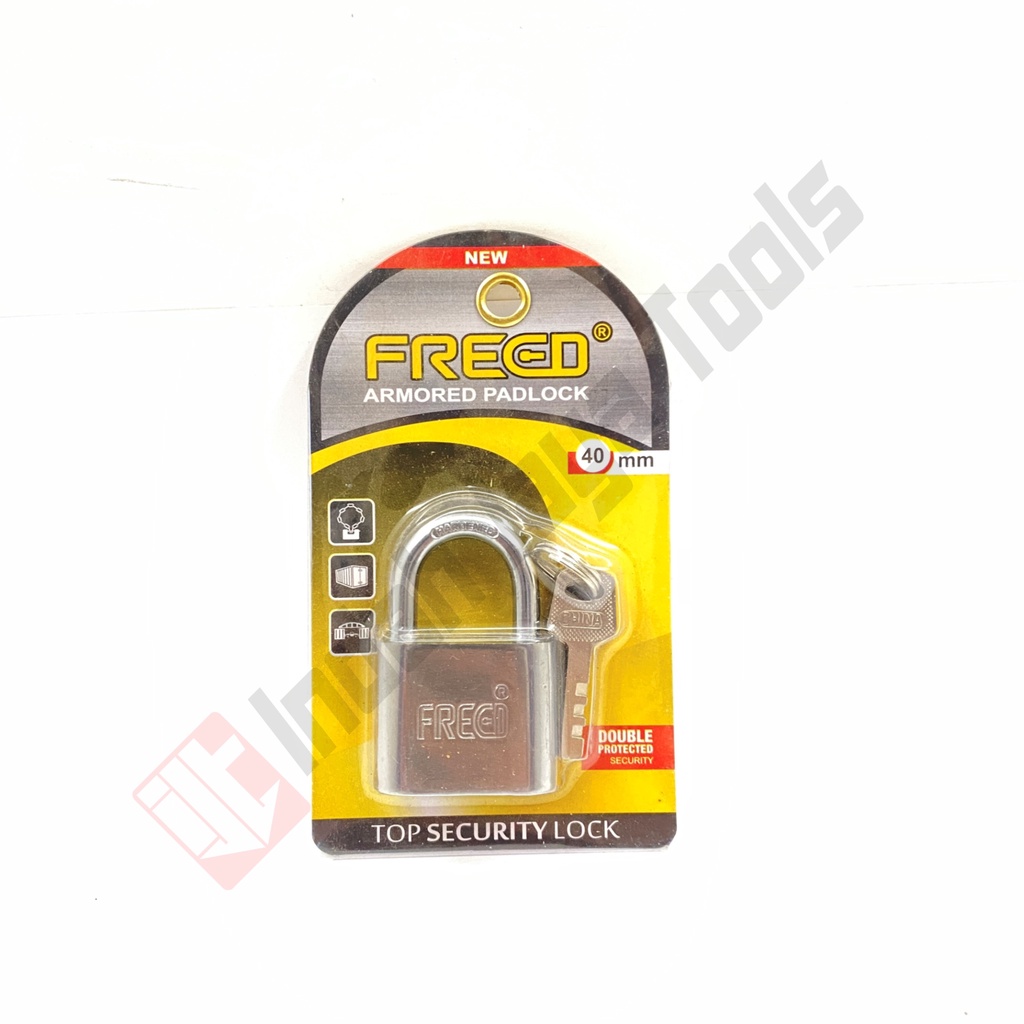 FREED Gembok NEKEL PENDEK 30 40 50 60 mm Leher Rumah Pintu Gerbang