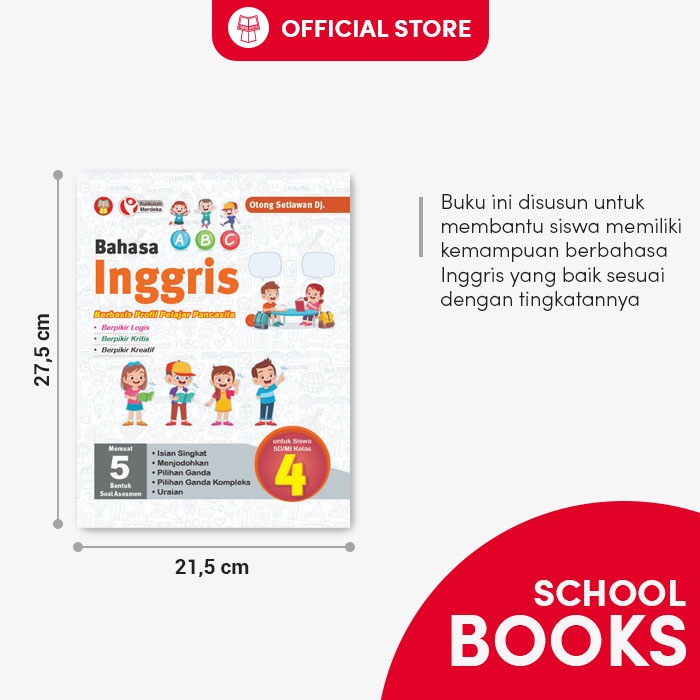 Yrama Widya - Bahasa Inggris SD/MI Kelas 4 (Kur. Merdeka)