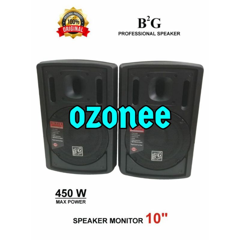 SPEAKER PASIF B2G 10 INCH MIDEL RAMSA BOX FIBER SEPASANG 2 UNIT