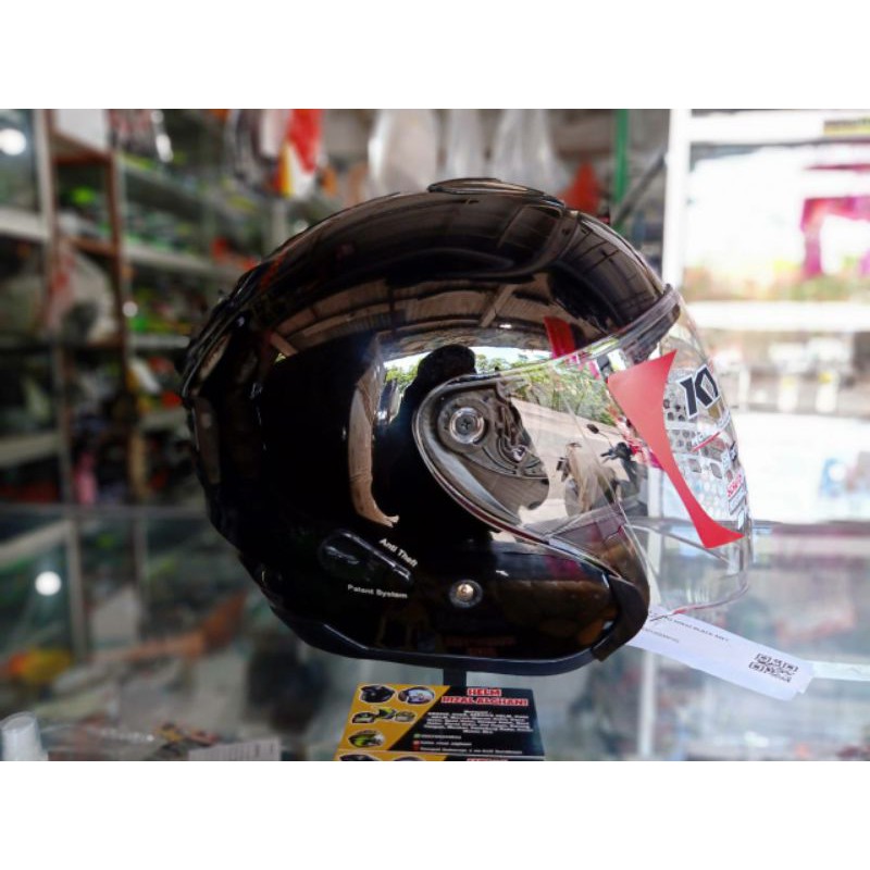 KYT Kyoto Black Glossy
