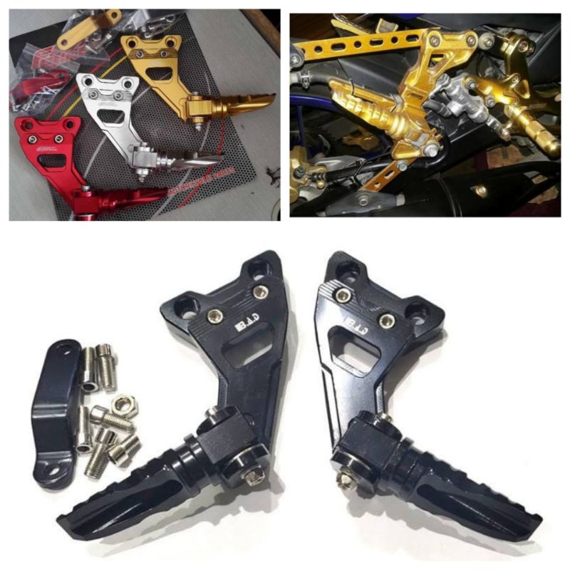 Footstep belakang satria fu old satria fu injeksi step belakang fu full cnc