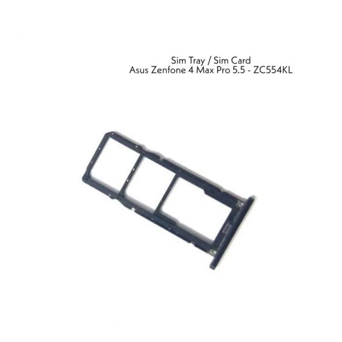 Simtray Sim Tray Card Lock Slot Asus Zenfone 4 Max Pro 5.5 Zc554Kl