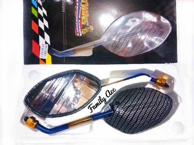 Spion Standar Beat Carbon Two Tone Motor Honda Universal