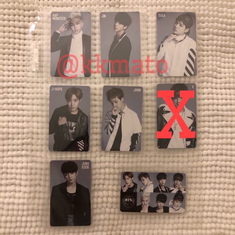 BTS - DANGER PHOTOCARD PC (JAPAN ALBUM OFFICIAL RARE LIMITED)