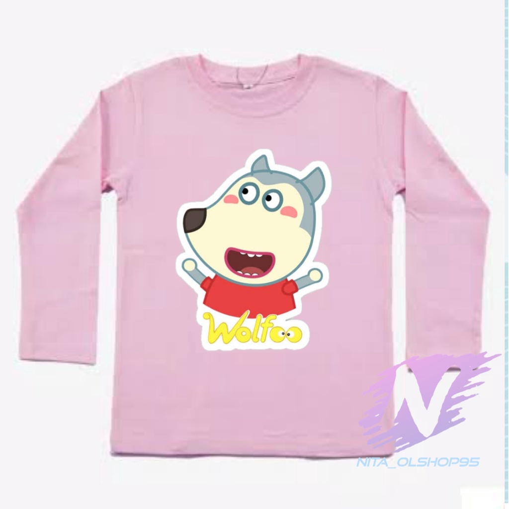 KAOS ANAK WOLFOO BAJU lengan panjang WOLFO