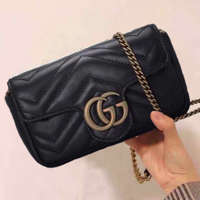 TAS GUCCI GG MARMONT MATELASSE TAS SELEMPANG WANITA 