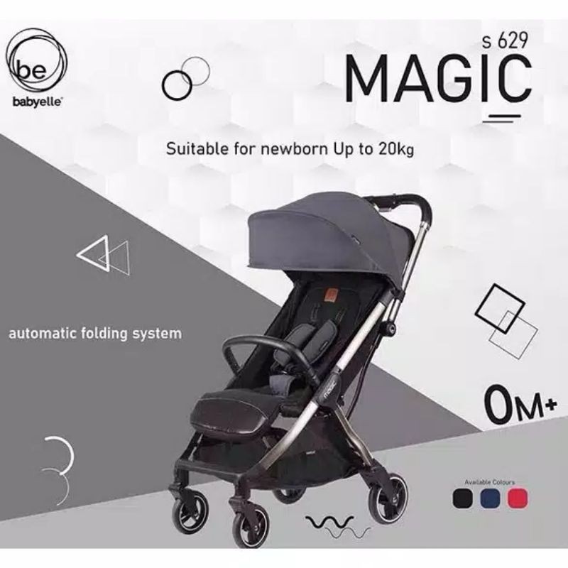 Stroller BabyElle S-719 Enzo Pro / Stroller Babyelle Magic S-629 / Kereta Bayi