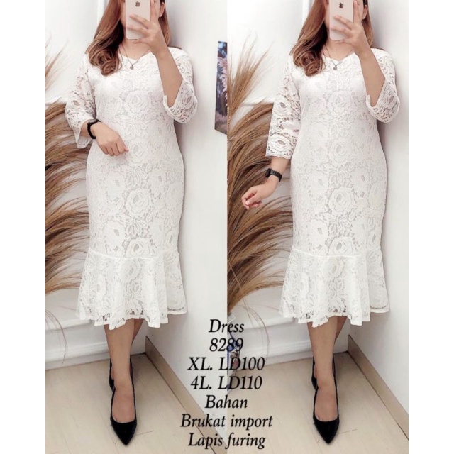 Dress duyung matahari 8289 cantik brokat casandra