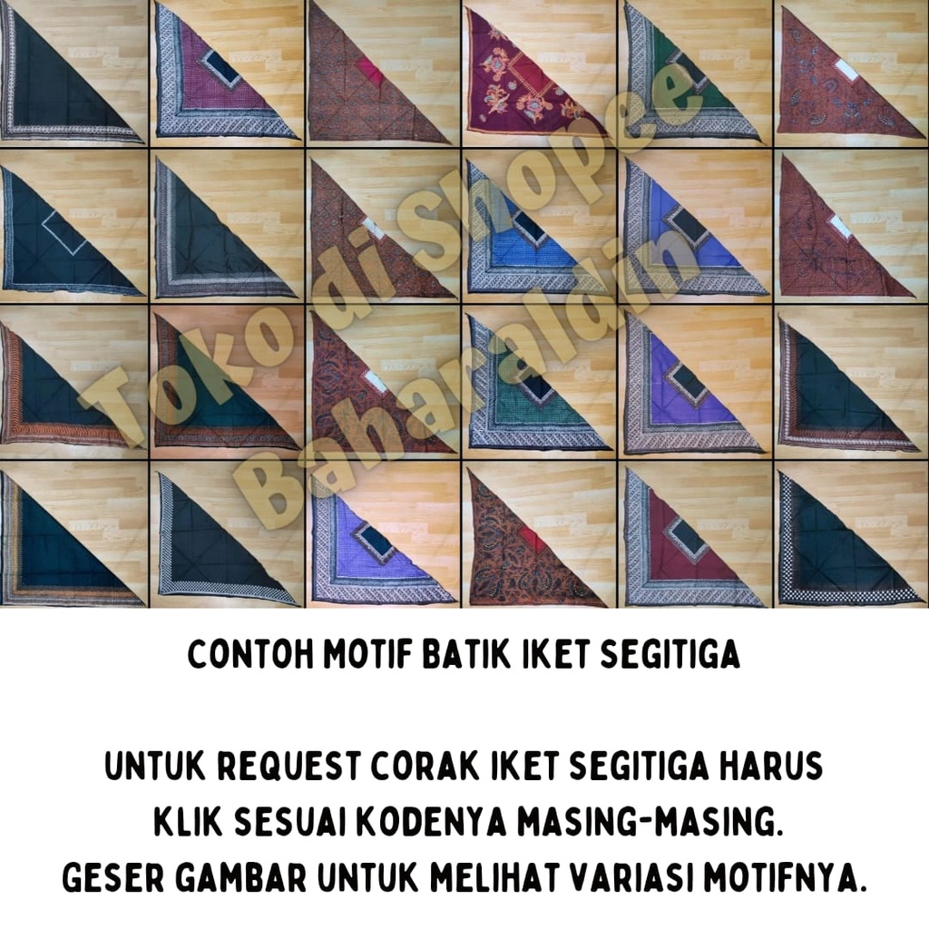 Udeng Batik Segitiga | Ikat Batik Iket Batik Segitiga Blangkon Totopong Beeket Iket Jawa