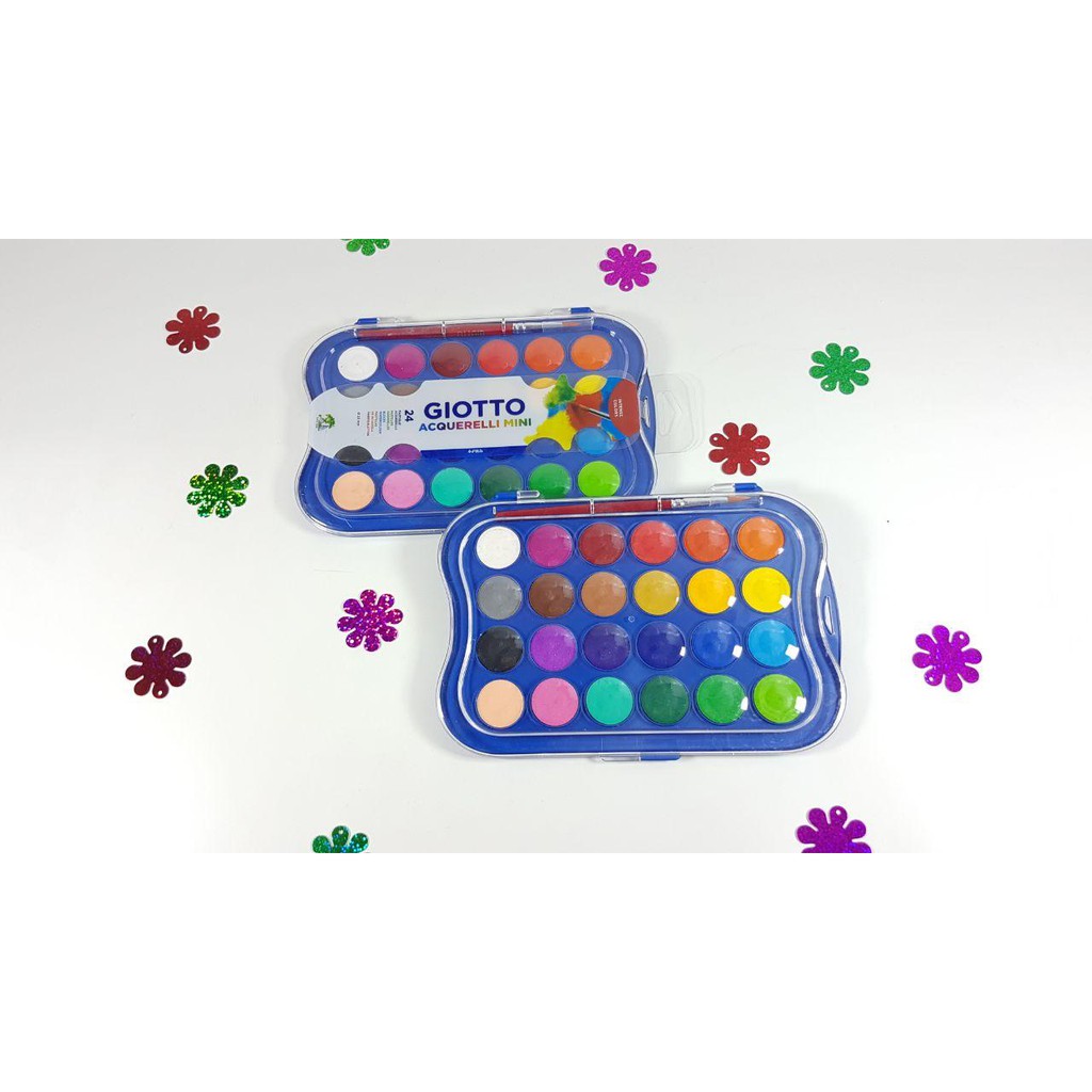 

[SET] GIOTTO ACQUERELLI MINI SET 24 WARNA (HARGA TERMASUK BUBBLE WRAP)*