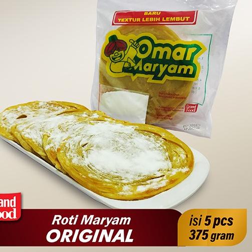 

BISA COD Omar Maryam Original Roti Canai Frozen 1 Bungkus isi 5 pcs
