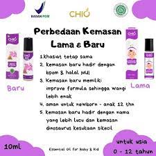 Chio Essential Oil / Chio Minyak telon / Chio Baby Oil / Chio Baby Roll On /