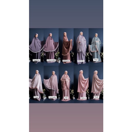 ARMII/MUKENA ARMII.ID/PRAYER SET LUXURY SILK/MUKENA JUMBO/MUKENA MEWAH