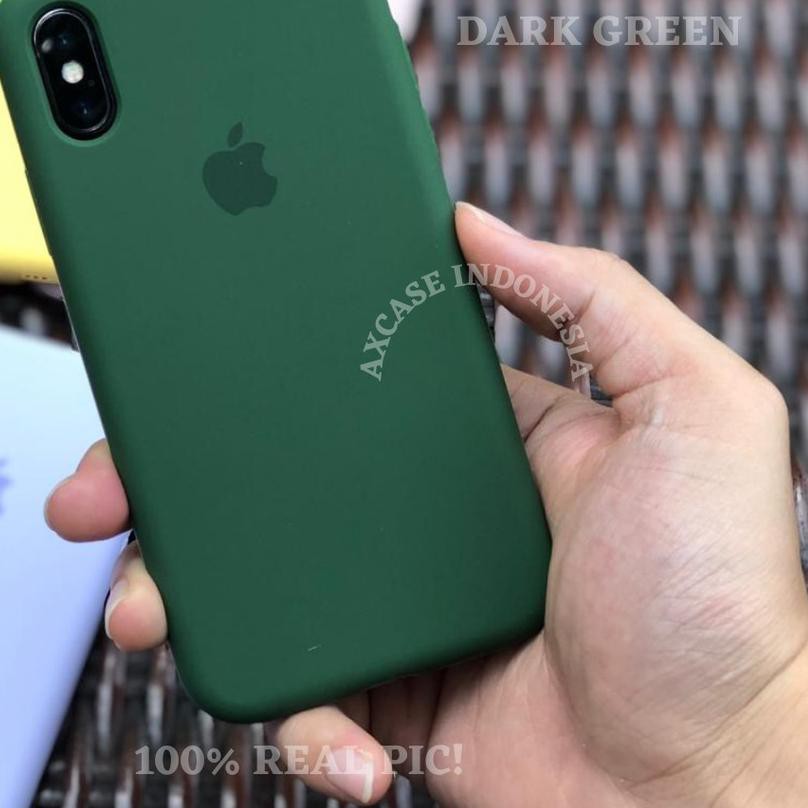 ☞ Premium Silicone Case Iphone X XS XR XS MAX Softcase Polos Original FULL COVER ✻
