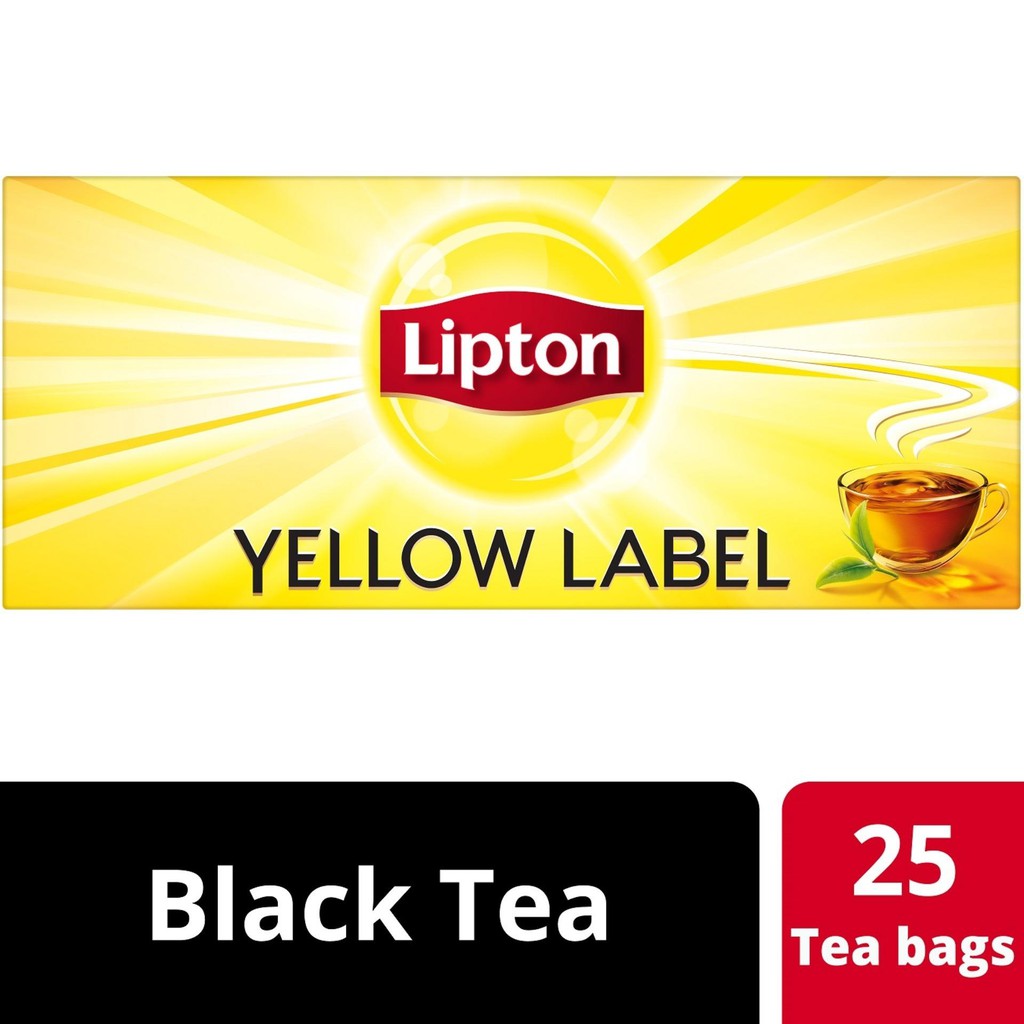 

Lipton Yellow Label Black Tea 50 gr isi 25 kantong x 2 gr