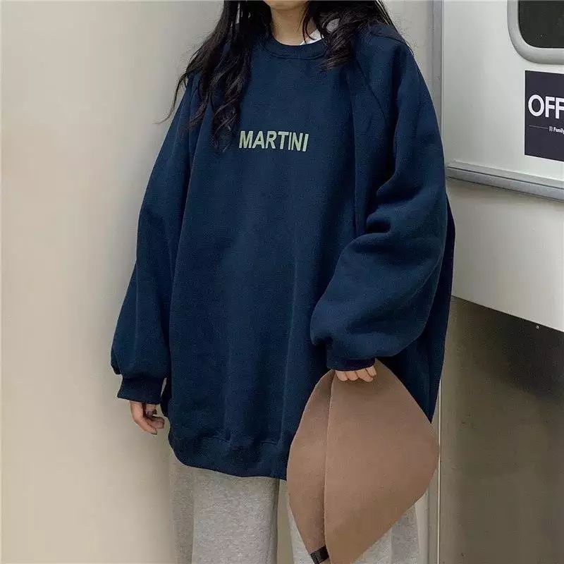 MARTINI SWEATER UNISEX FLEECE TEBAL TERBARU'