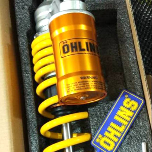 Sticker / stiker printing shock OHLINS transparan  sticker tabung shock motor