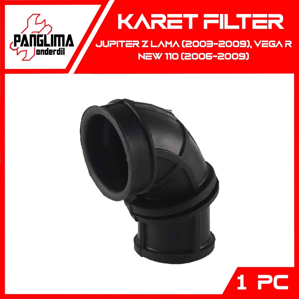 Karet Filter Jupiter Z Lama 110 cc 2003-2009 &amp; Vega R New 110 cc 2006-2009 Saringan Udara-Hawa Join-Joint Karbu-Karburator-Carbu